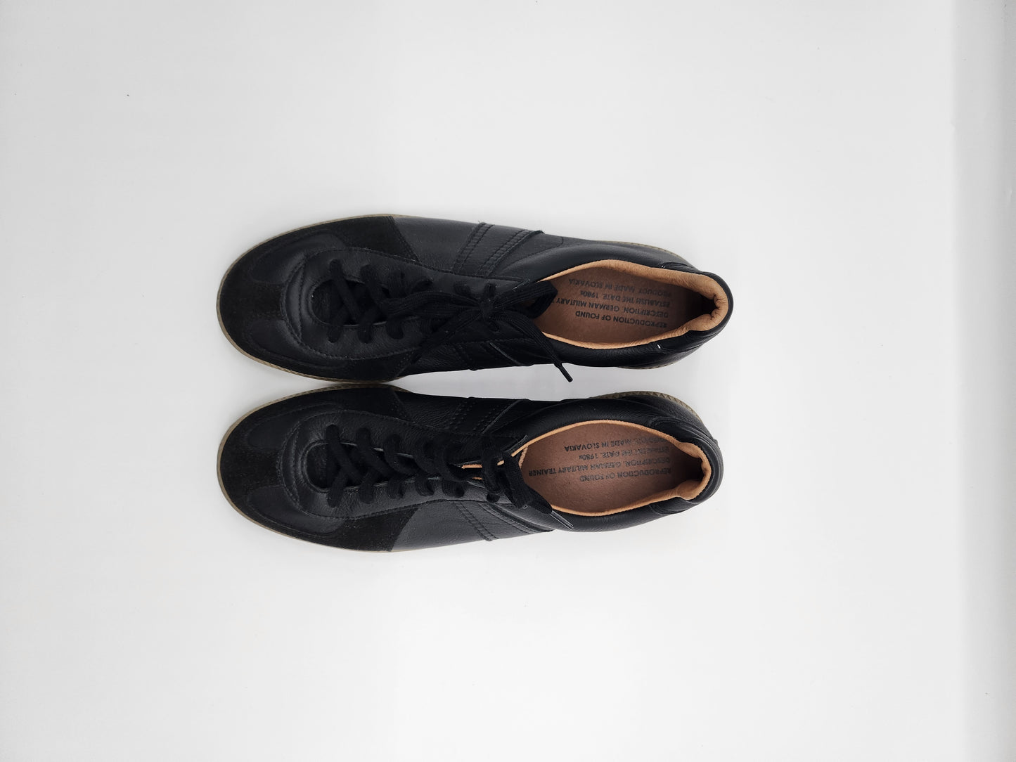 Reproduction of Found black German Military Trainers